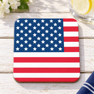Porta-copo Bandeira Americana Patriótica Vermelha Branca Azul
