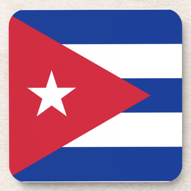 Porta-copo Bandeira Cubana (Frente)