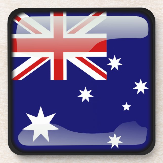 Porta-copo Bandeira da Austrália (Frente)