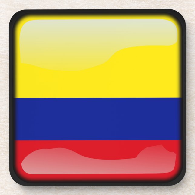 Porta-copo Bandeira da Colômbia (Frente)