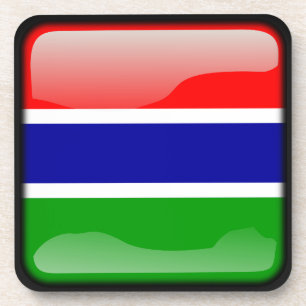 Porta-copo Bandeira da Gâmbia