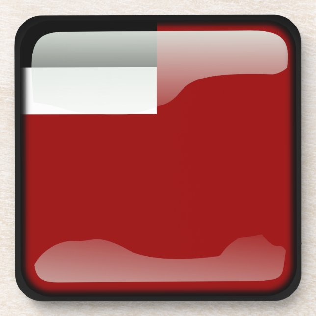 Porta-copo Bandeira da Geórgia (Frente)