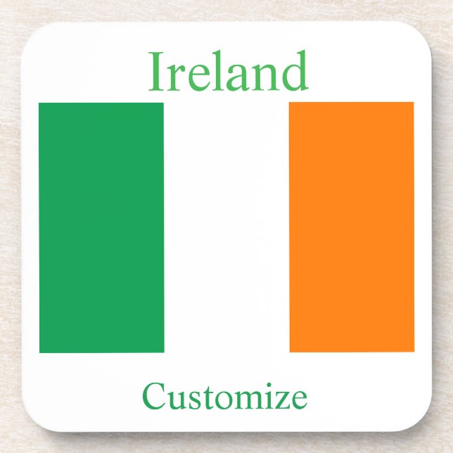 Porta-copo Bandeira da Irlanda Thunder_Cove (Frente)