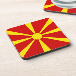 Porta-copo Bandeira da Macedônia do Norte