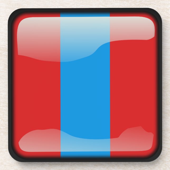 Porta-copo Bandeira da Mongólia (Frente)