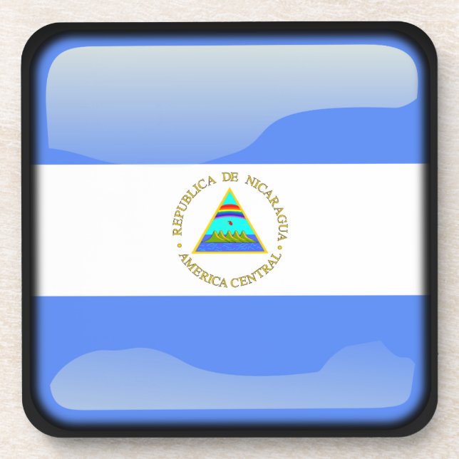 Porta-copo Bandeira da Nicarágua (Frente)