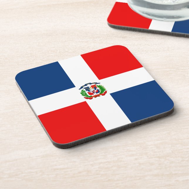 Porta-copo Bandeira da República Dominicana (Left Side)