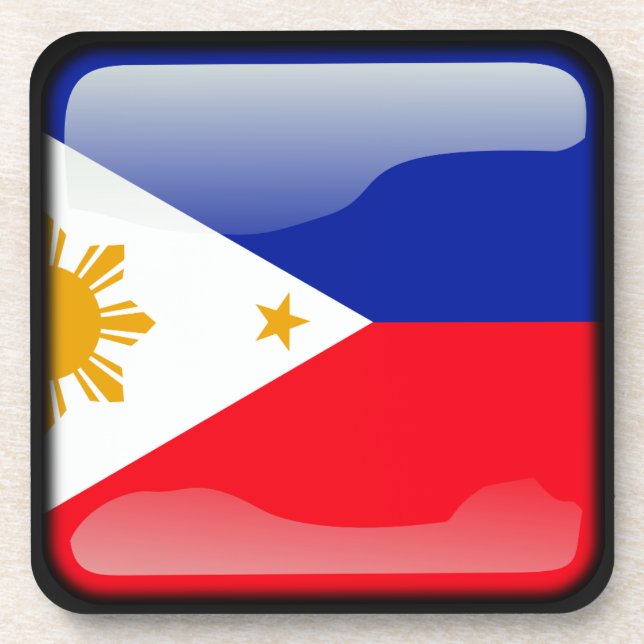 Porta-copo Bandeira das Filipinas (Frente)