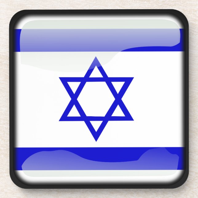 Porta-copo Bandeira de Israel (Frente)