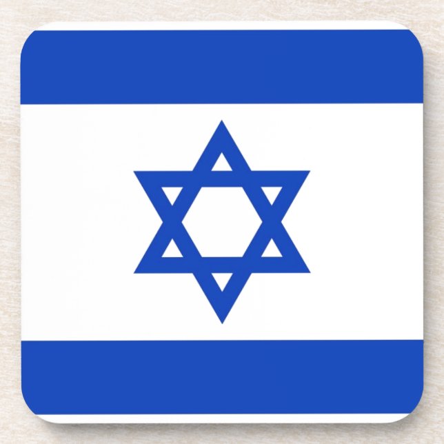 Porta-copo Bandeira de Israel (Frente)
