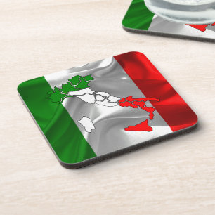 Porta-copo Bandeira de ondulação italiana