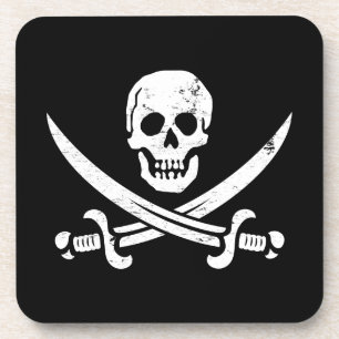 Porta-copo Bandeira de pirata Roger alegre de John Rackham