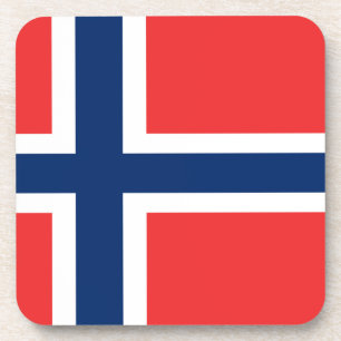 Porta-copo Bandeira de portas copos da cortiça de Noruega