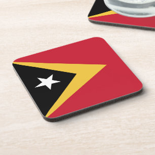 Porta-copo bandeira de Timor Leste