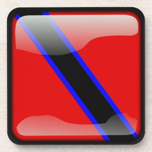 Porta-copo Bandeira de Trinidad e Tobago