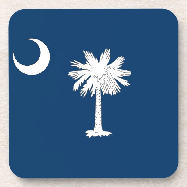 Porta-copo Bandeira do Carolinian sul (Frente)