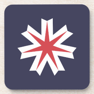 Porta-copo Bandeira do Distrito de Hokkaido, Japão