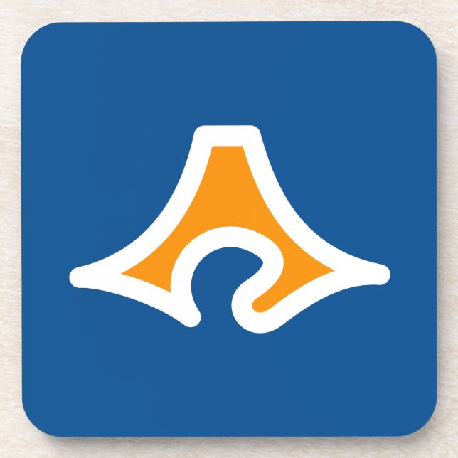 Porta-copo Bandeira do Distrito de Shizuoka, Japão (Frente)