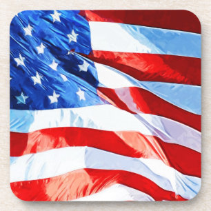 Porta-copo Bandeira do impressionismo abstrato dos Estados