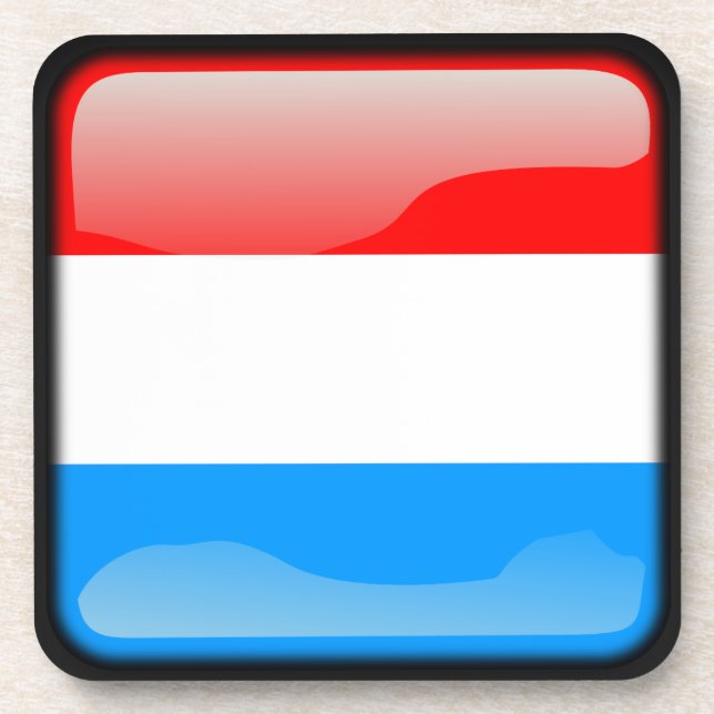 Porta-copo Bandeira do Luxemburgo (Frente)