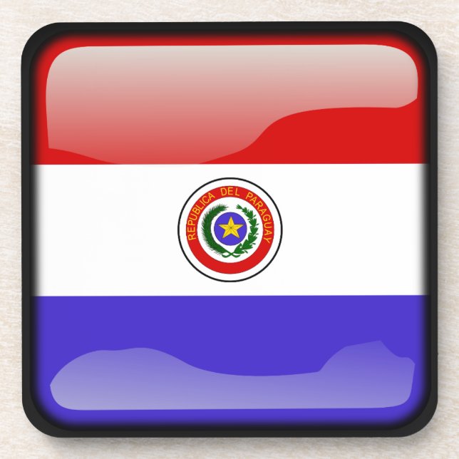 Porta-copo Bandeira do Paraguai (Frente)