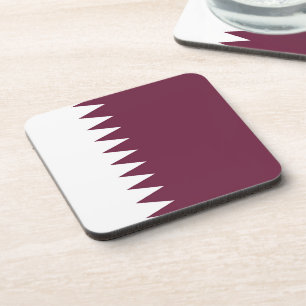 Porta-copo bandeira do Qatar