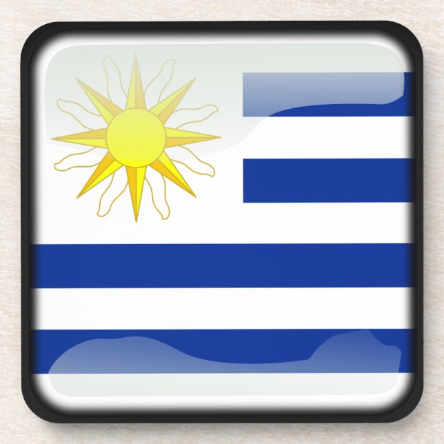 Porta-copo Bandeira do Uruguai (Frente)