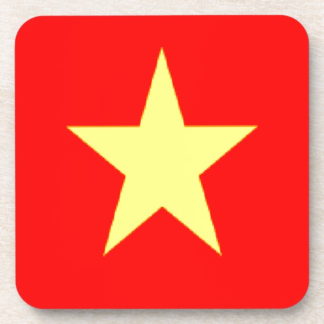 Porta-copo bandeira do vietname (Frente)