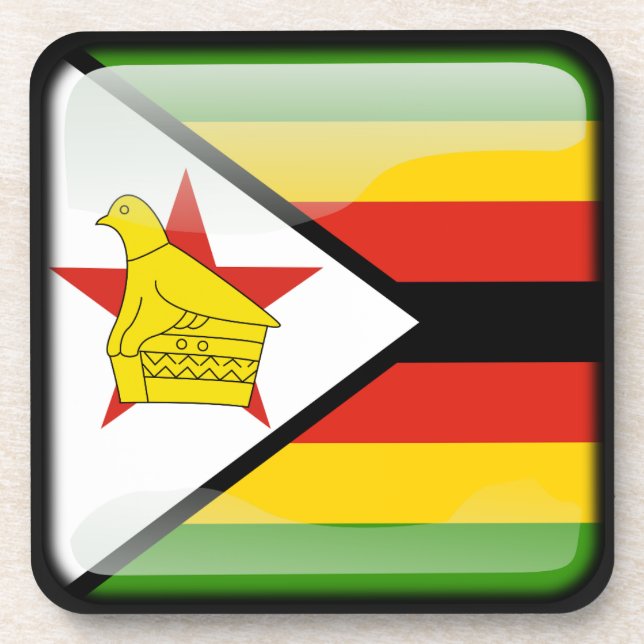 Porta-copo Bandeira do Zimbabué (Frente)