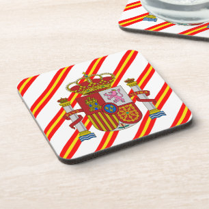 Porta-copo Bandeira espanhola das listras
