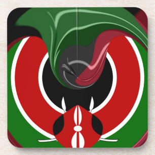 Porta-copo Bandeira Fluid Kenyan