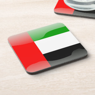 Porta-copo Bandeira lustrosa de United Arab Emirates