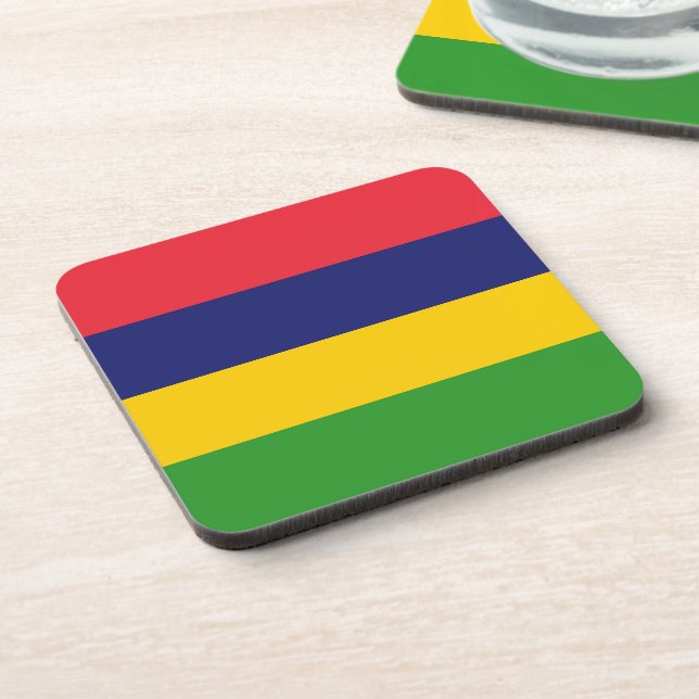 Porta-copo Bandeira Maurícia (Left Side)