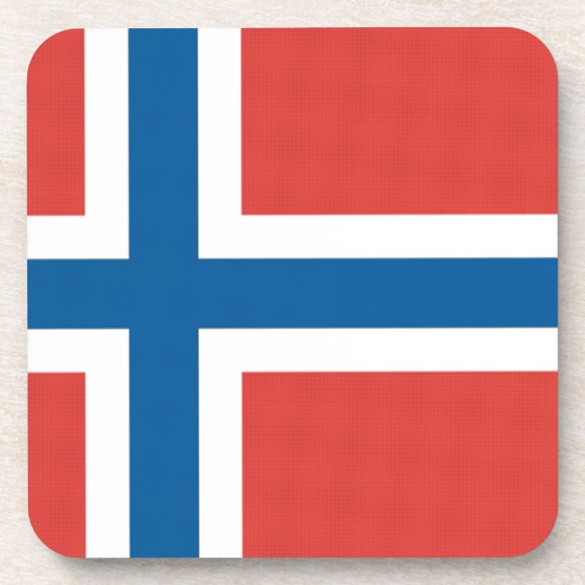 Porta-copo Bandeira norueguesa (Frente)