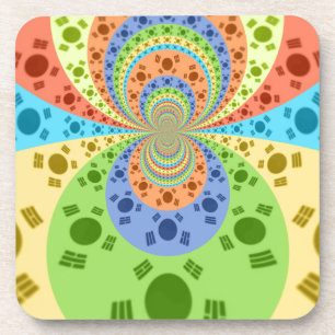 Porta-copo Bandeira Sul-Coreana Inspirou Abstrato Art Impress