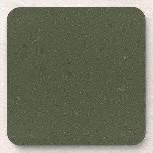 Porta-copo Bandeja Texturizada de Plástico Verde Musgo para C