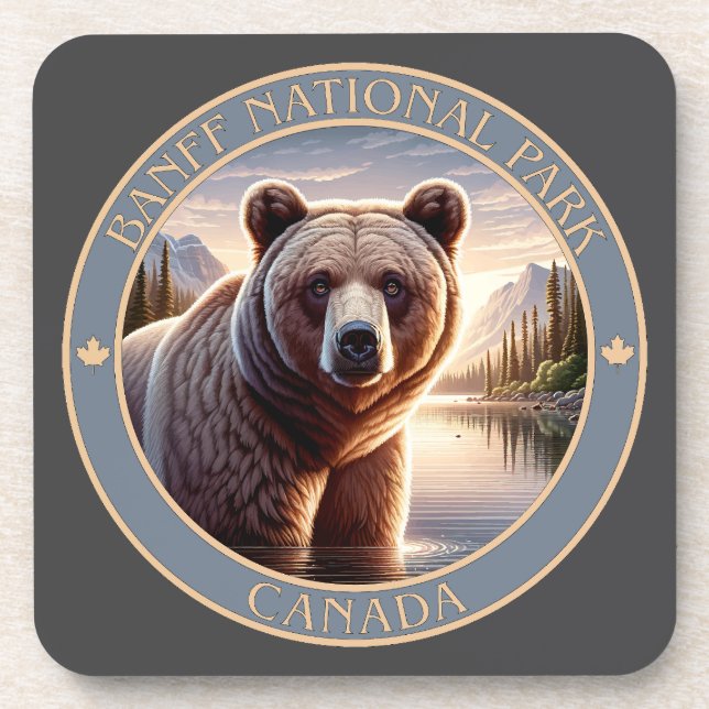 Porta-copo Banff National Park Canadá (Frente)