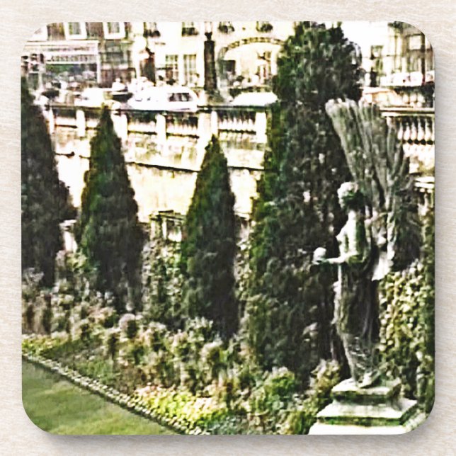 Porta-copo Banho voado Inglaterra da estátua do anjo 1986 (Frente)