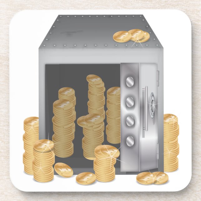 Porta-copo Bank Safe (Frente)