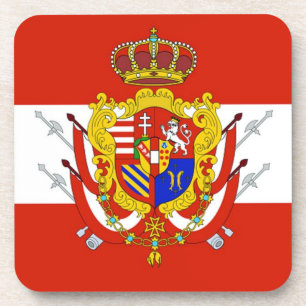 Porta-copo Banner vermelho branco Grão-Ducado da Toscana