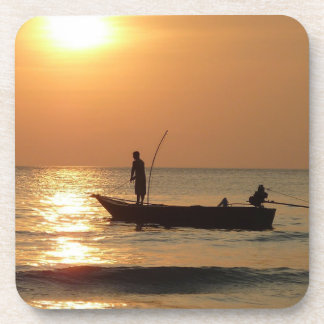 Porta-copo Barco de Pesca ao Sunset