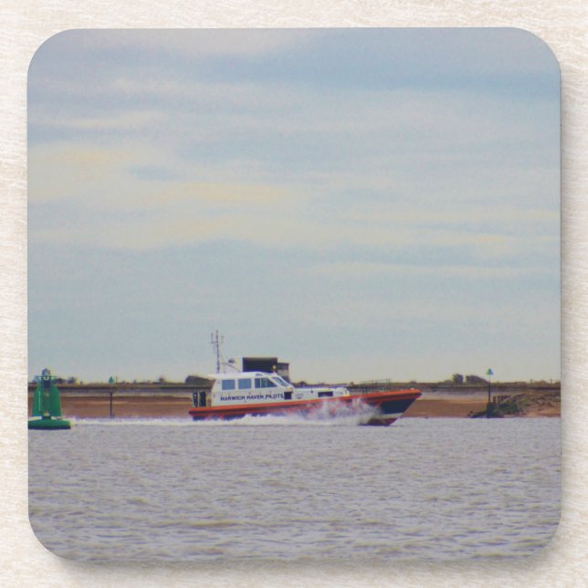 Porta-copo Barco Piloto de Harwich Haven (Frente)