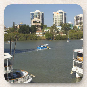 Porta-copo Barcos a Vapor, Rio Brisbane, Brisbane,