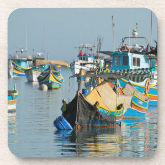Porta-copo Barcos de pesca malteses | Marsaxlokk em Malta