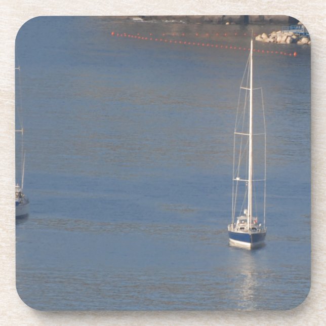 Porta-copo Barcos em repouso em Sorrento Itália (Frente)