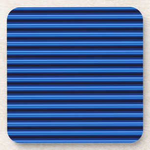 Porta-copo Bares horizontais de metal azul