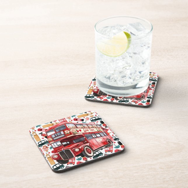 Porta-copo Barramento de dois andares em Londres (Lado Direito)