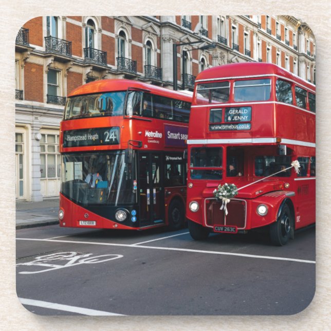 Porta-copo Barramento Red Double Decker (Frente)