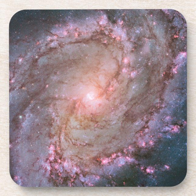 Porta-copo Barred Spiral Galaxy Messier 83. (Frente)