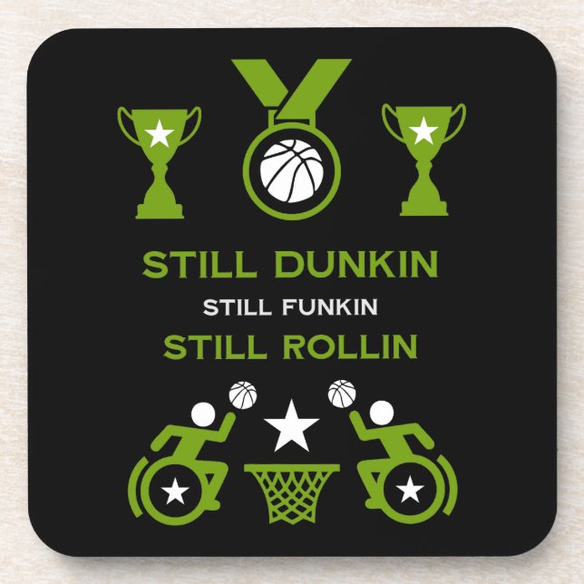 Porta-copo Basquete adaptável desativado (Frente)